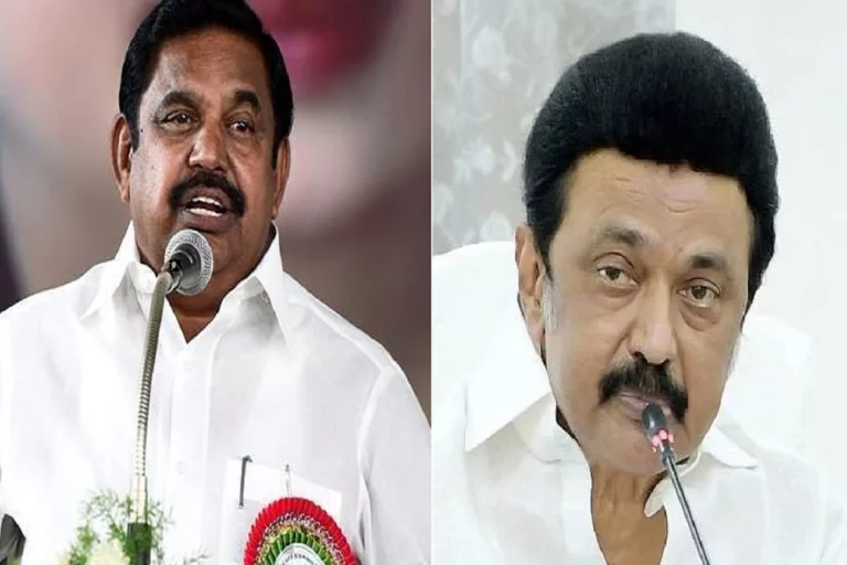 Edappadi posted on social media condemning Stalin for putting stickers on our projects