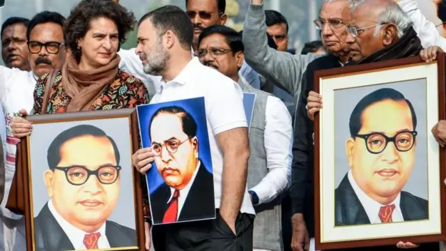Congress is promoting Anbedkar for his political journey!!