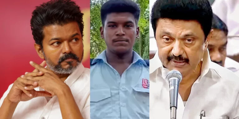 Ajithkumar's death: Vijay will kill 1 lakh people.. Check to Stalin on 6th!!