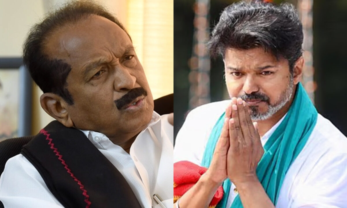 Vaiko, who laid the foundation for the alliance.. Welcome to Vijay!!