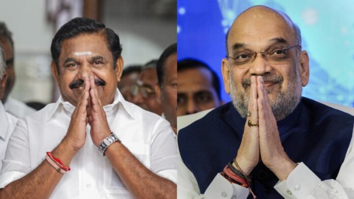 A new dimension to EPS-BJP relationship? A secret meeting in Delhi.