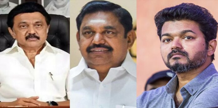 Alliances that move pieces with Vijay at the center.. Vijay who shouted DMK in one year! Profitable AIADMK..