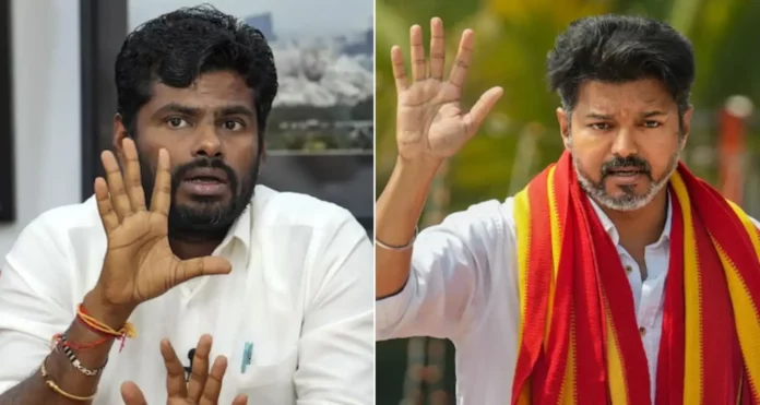 Annamalai's new party to join forces with Vijay.. Vijay who made the deal OK!!