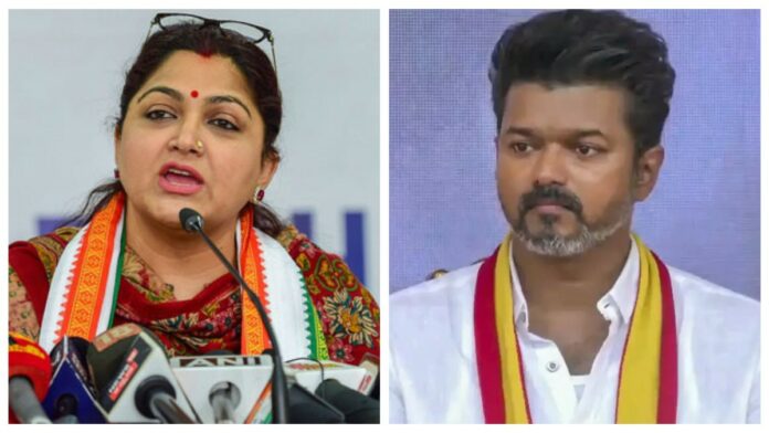 BJP actress holding talks with Vijay.. A breakthrough meeting!!
