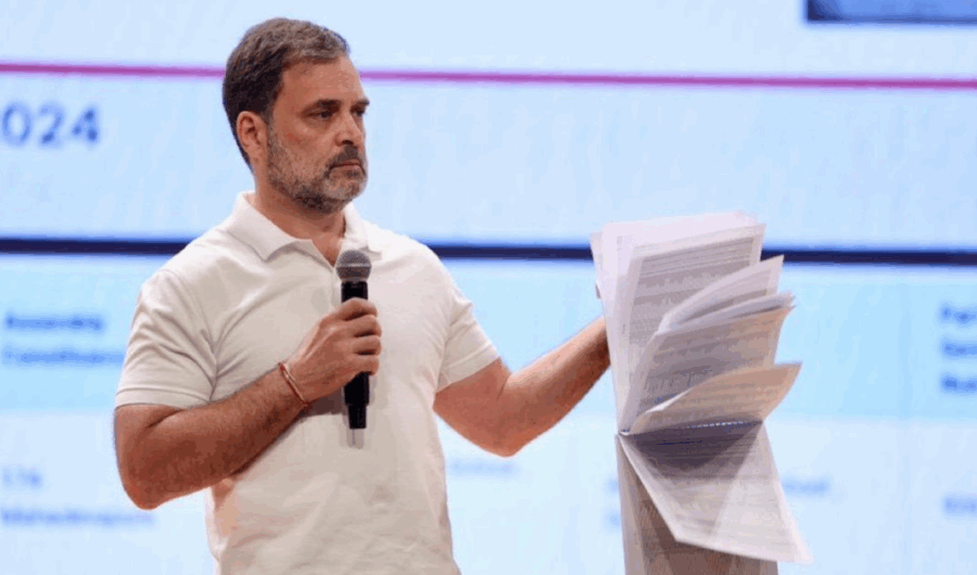 “H-பைல்ஸ்” என்ற பெயரில் ராகுல் காந்தியின் ‘வாக்கு திருட்டு’ போலி பிரச்சார நாடகம் — வெளிச்சத்துக்கு வந்த உண்மை 