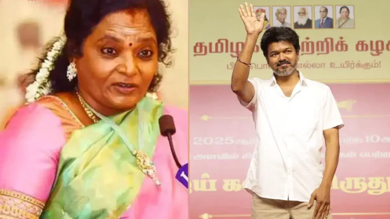 ராஜாஜியே அப்படி செய்யும் போது விஜய்க்கு என்ன.. விஜய்யின் இமேஜை காலி செய்த தமிழிசை!!