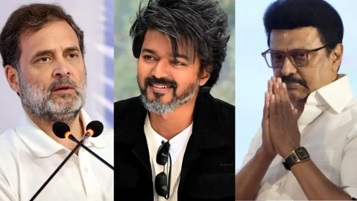 Vijay's check to Congress.. Secret speech!! DMK alliance is Abes!!