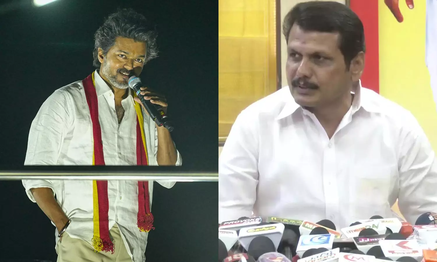 திமுக பெயரை விஜய் பயன்படுத்துவது இதுக்காக தான்.. சுளீரென்று பேசிய கரூர் அமைச்சர்!!