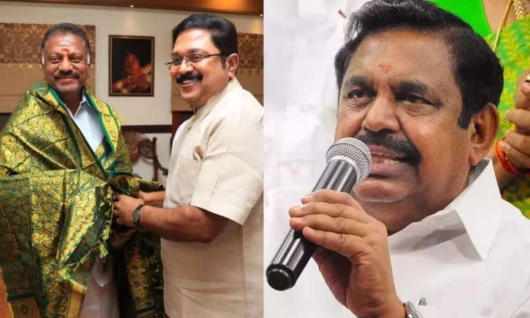 Former AIADMK MLA indirectly said in the General Assembly meeting that those who have separated cannot be included!!