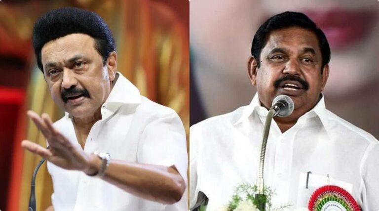 EPS who knocked out the main face of DMK.. AIADMK in celebration!! DMK in fear!!