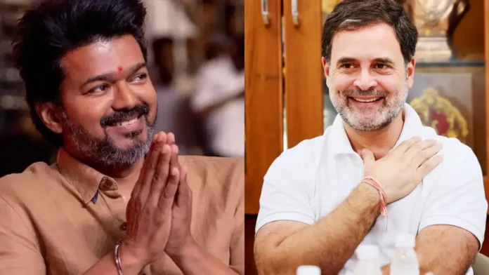 Vijay's father met the main leader of the Congress.. What will happen!! Vijay's father met the main leader of the Congress.. What will happen!!