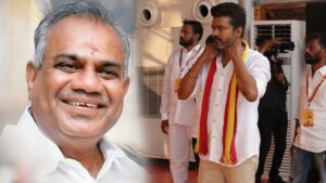 Next to Vijay is Sengottaiyan.. Bussy Anand surrendered!! The miracle happened in TVK!!