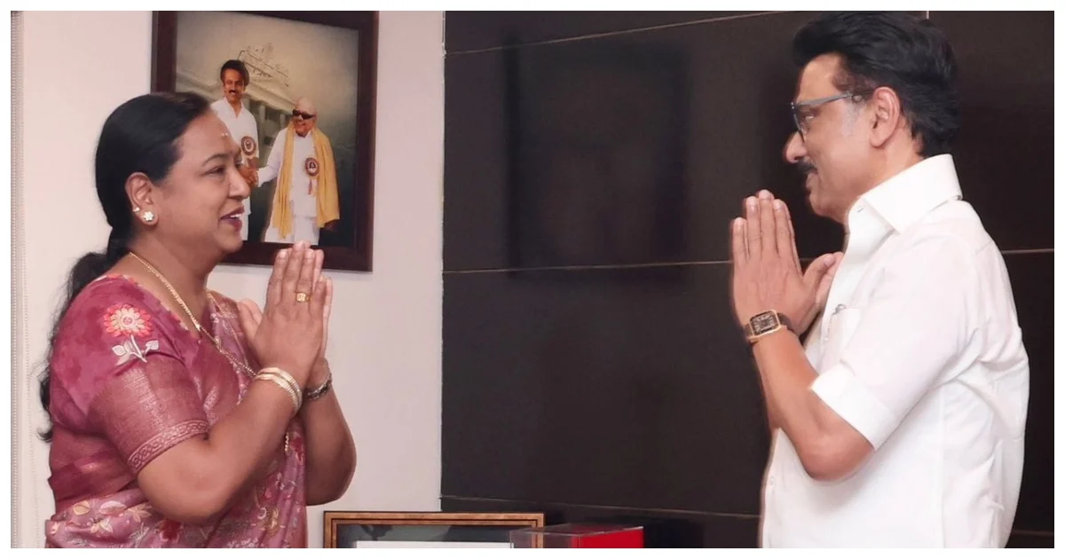 Stalin threw a net for DMDK.. Premalatha caught in the bait.. The field is heating up..